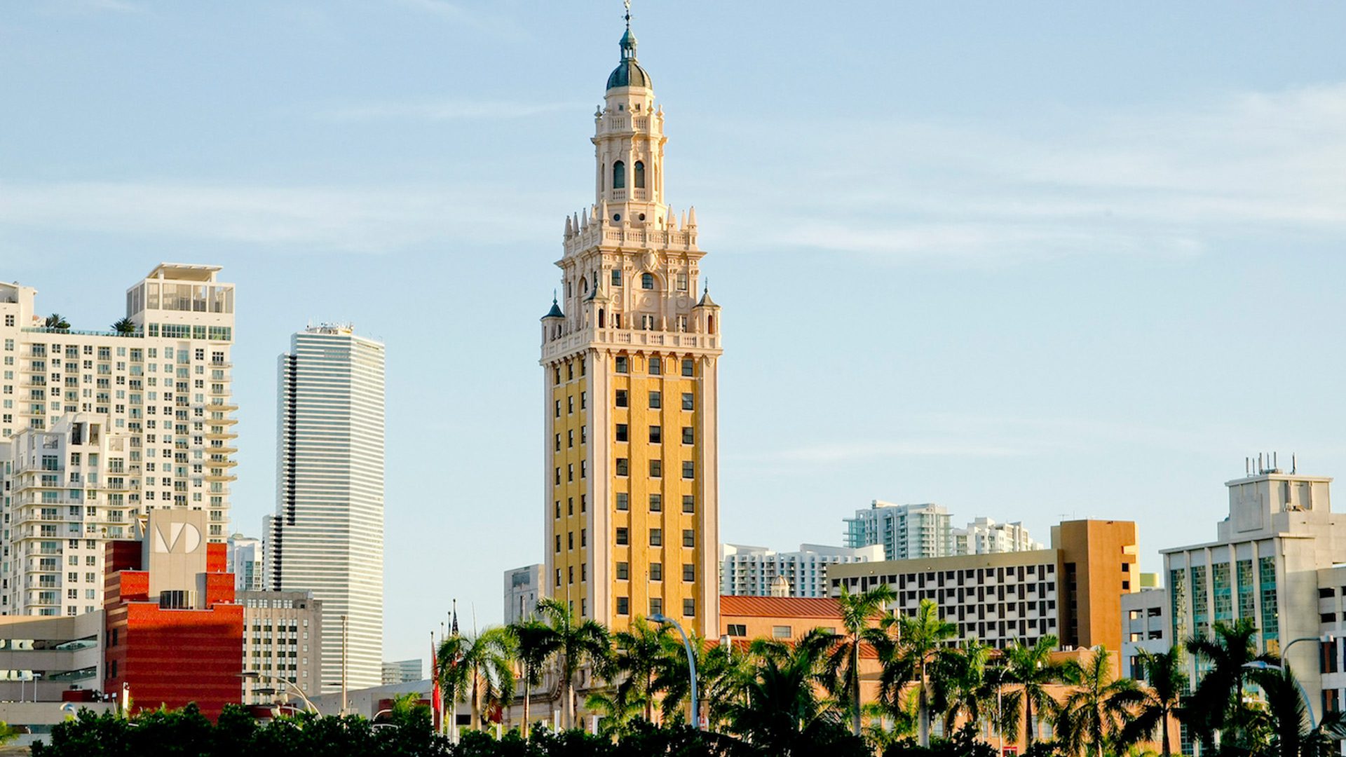 National Historic Landmark Freedom Tower in Downtown Miami