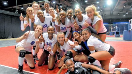 Lady Sharks Volleyball team