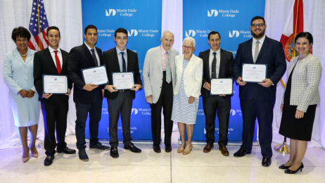 Group photo with Eig Watson scholarship recipients