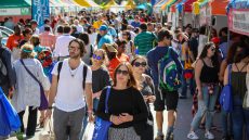 Crowds at the Street Fair