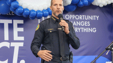 City of Miami Police Chief Edwin Lopez speaks at I AM MDC Day at MDC's North Campus.